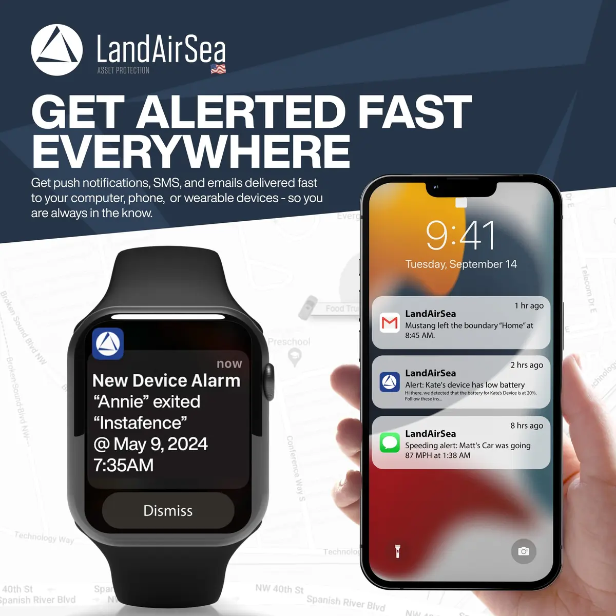 LandAirSea Overdrive GPS Tracker — Extended Battery, Waterproof, Magnetic | Real-Time Asset Tracking - view 7