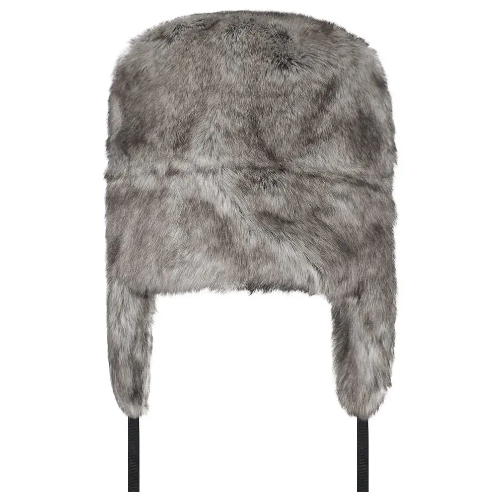 HKSICHENGKEJI Trapper Russian Trooper Hat Gray | Warm Faux Fur Earflap Cap for Cold Weather - view 9