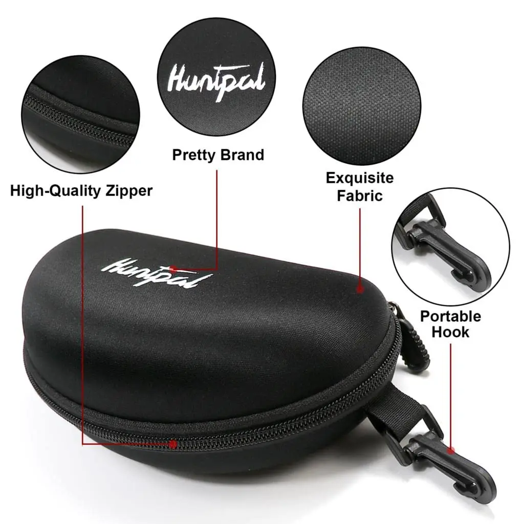 HUNTPAL Safety Glasses with 4 Interchangeable Lenses | ANSI Z87+ UV400 Protection - view 4