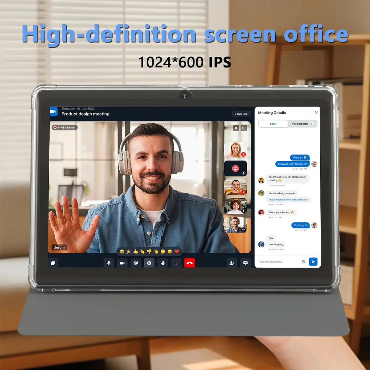 CUPEISI Android 14 Tablet 7 inch with Case | 8GB RAM + 32GB ROM, Expandable to 1TB, HD Touch Screen, WiFi, Bluetooth, 1024x600 - view 6