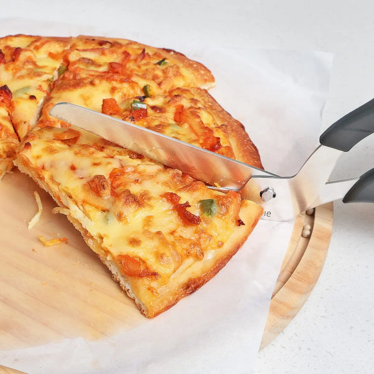 Asdirne Pizza Scissors 10.3" | Ultra Sharp Detachable Blade & Ergonomic Grip - view 5