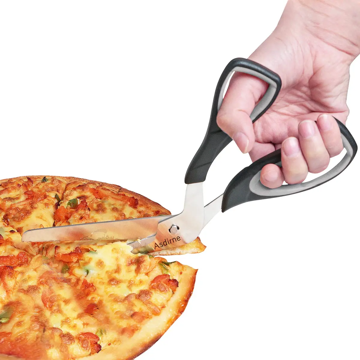 Asdirne Pizza Scissors 10.3" | Ultra Sharp Detachable Blade & Ergonomic Grip - view 2