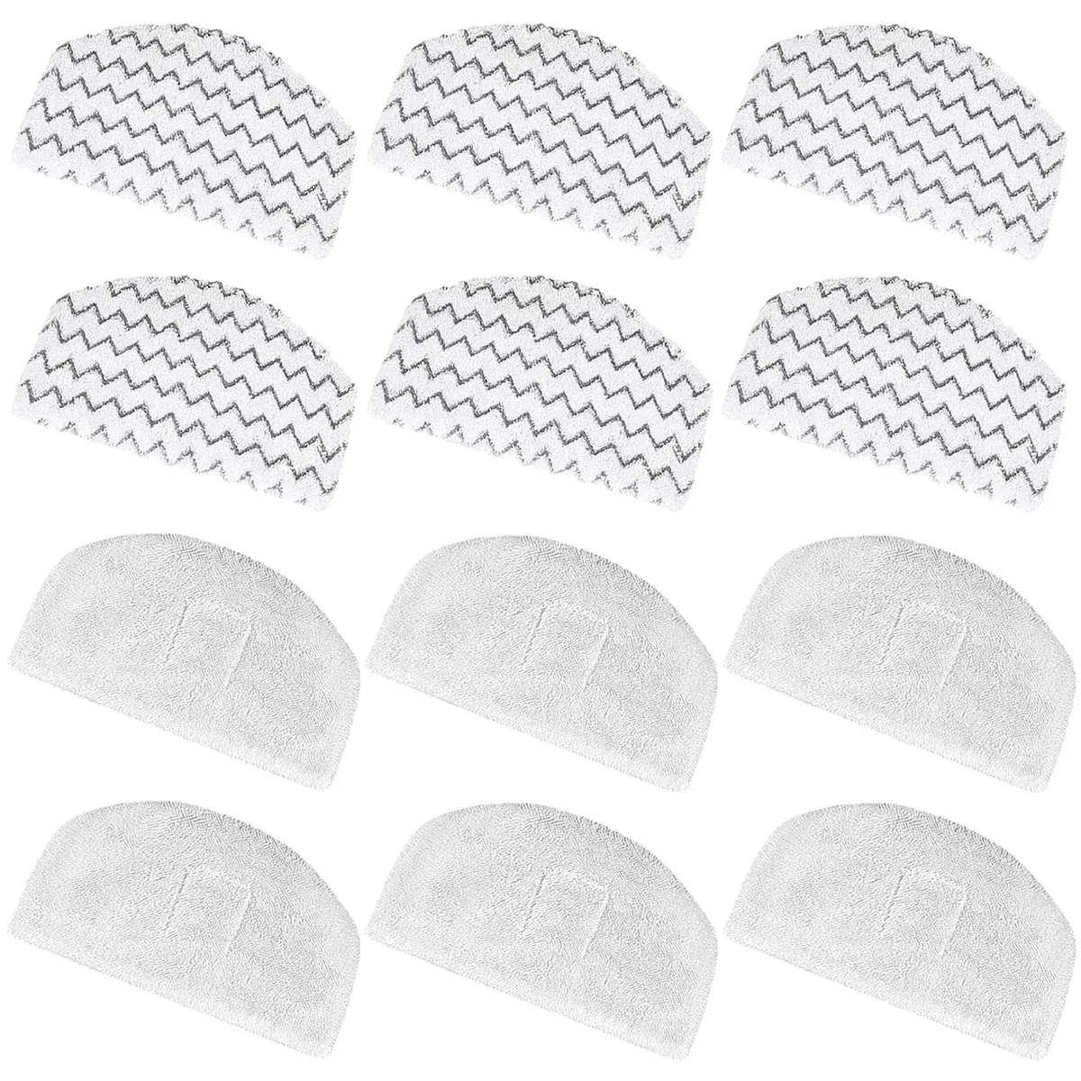 Tivcroxs 12 Pack 1940 Steam Mop Replacement Pads for Bissell Powerfresh Steam Mop 1940 1440 1806 1544 2075 2685A 2814 Series, Model 19402 19404 19408 19409 1940A 1940F 1940Q 1940T 1940W B0006 B0017 2075A - main product image