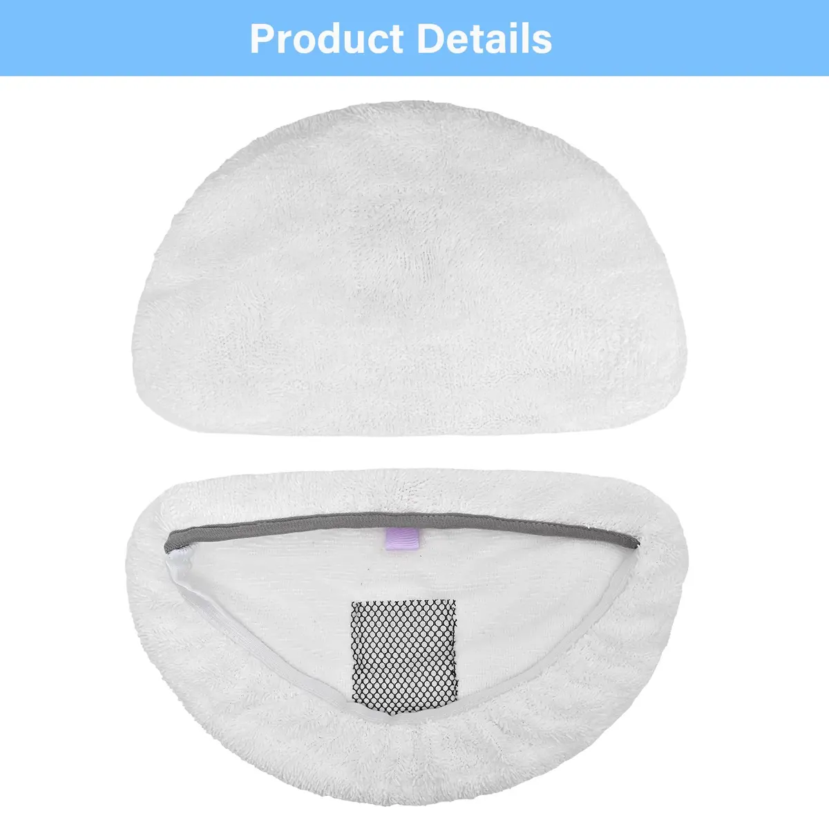 Tivcroxs 12 Pack 1940 Steam Mop Replacement Pads for Bissell Powerfresh Steam Mop 1940 1440 1806 1544 2075 2685A 2814 Series, Model 19402 19404 19408 19409 1940A 1940F 1940Q 1940T 1940W B0006 B0017 2075A - view 5