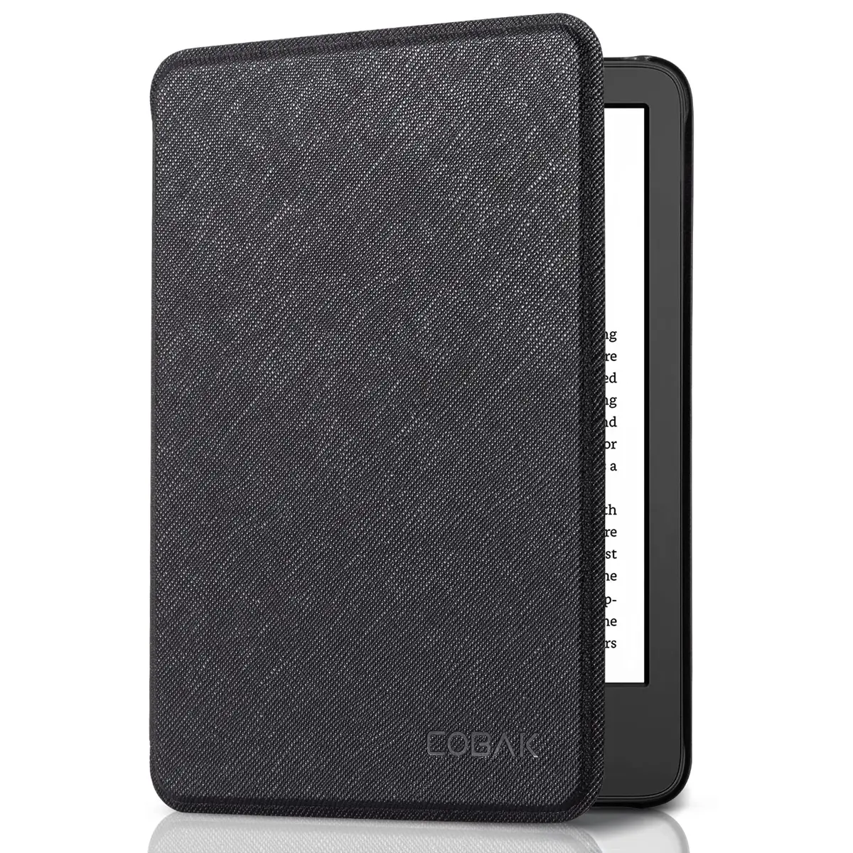CoBak Case for 6" Kindle Basic 11th Gen 2024/2022 | Auto Wake & Sleep, Waterproof PU Leather - main product image
