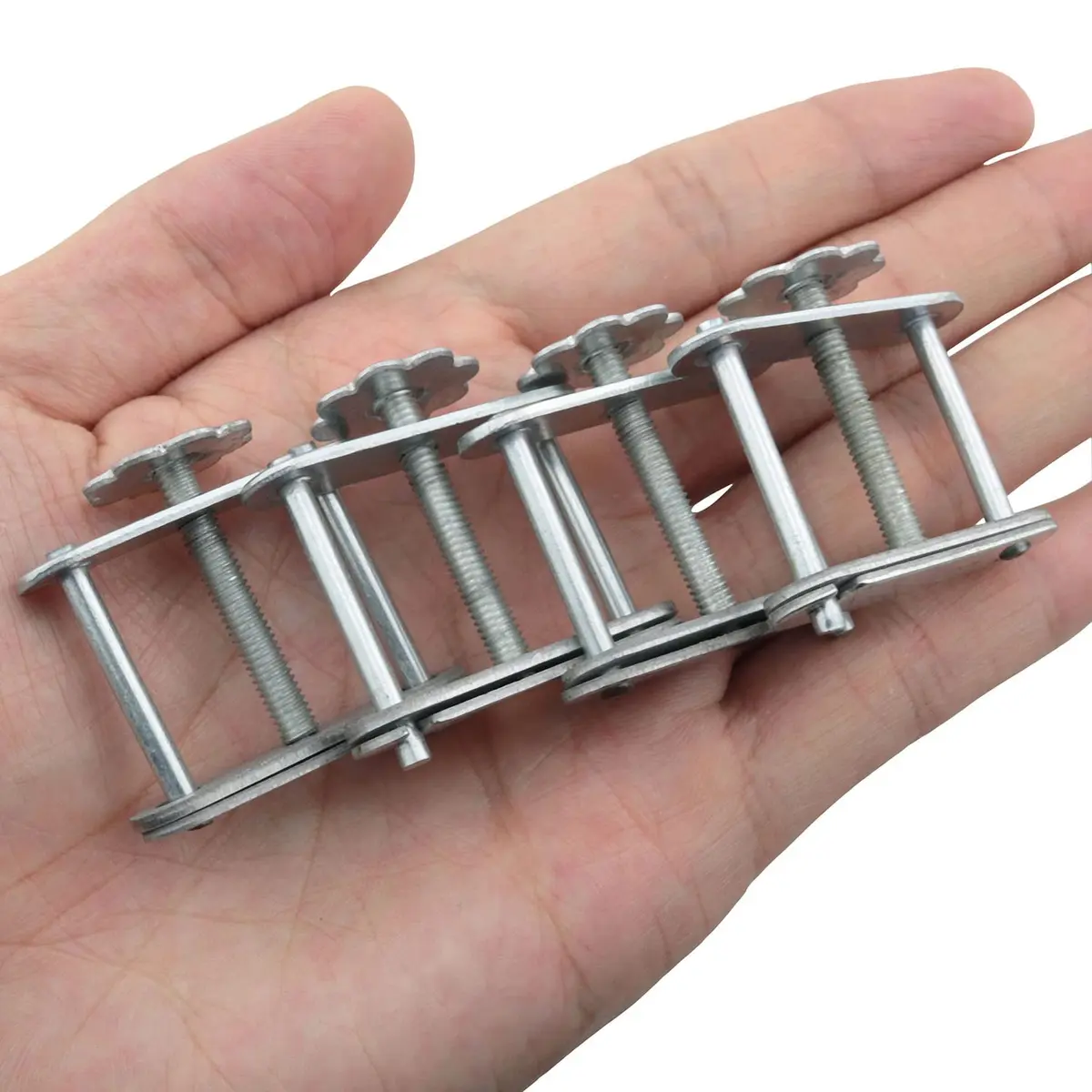 ZZHXSM Flow Control Pipe Clamps 4 pcs (6.6cm x 9.7cm x 3cm) | Iron-Plated, Swivel Screw Compressor - view 5