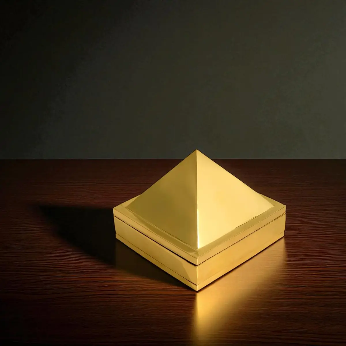 TREE MAISON CORONATING HOMES Brass Vastu Pyramid 7.5cm (3 Inch) | Enhances Energy Flow & Attracts Positivity - view 6