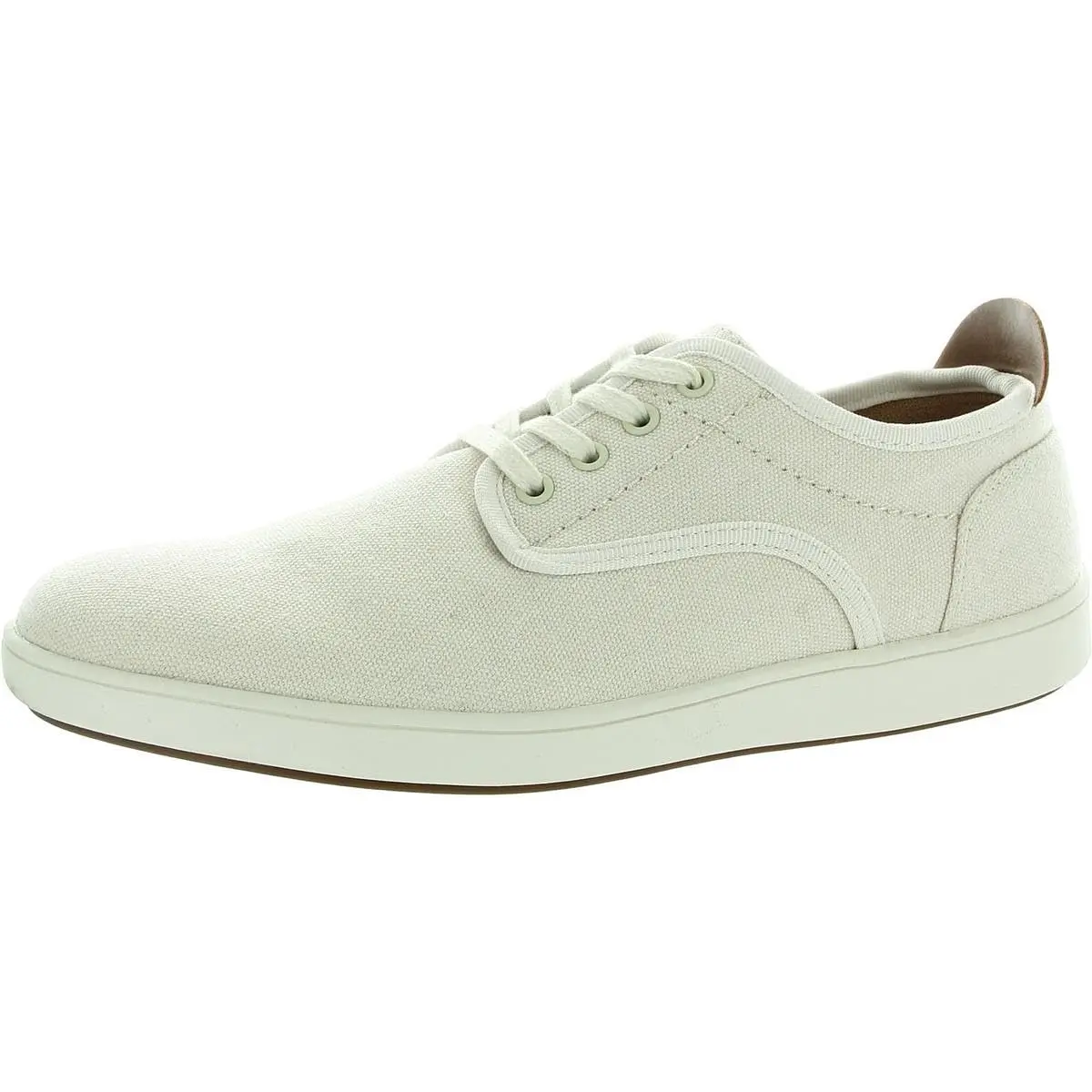 Steve Madden Fenta Men's Lightweight Casual Sneakers Walking Shoes Cream Fabric 7.5 (27.5 cm) - main product image