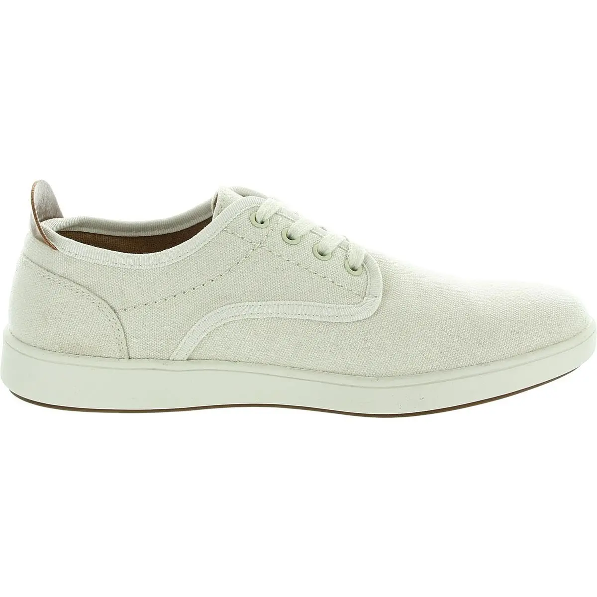 Steve Madden Fenta Men's Lightweight Casual Sneakers Walking Shoes Cream Fabric 7.5 (27.5 cm) - view 2