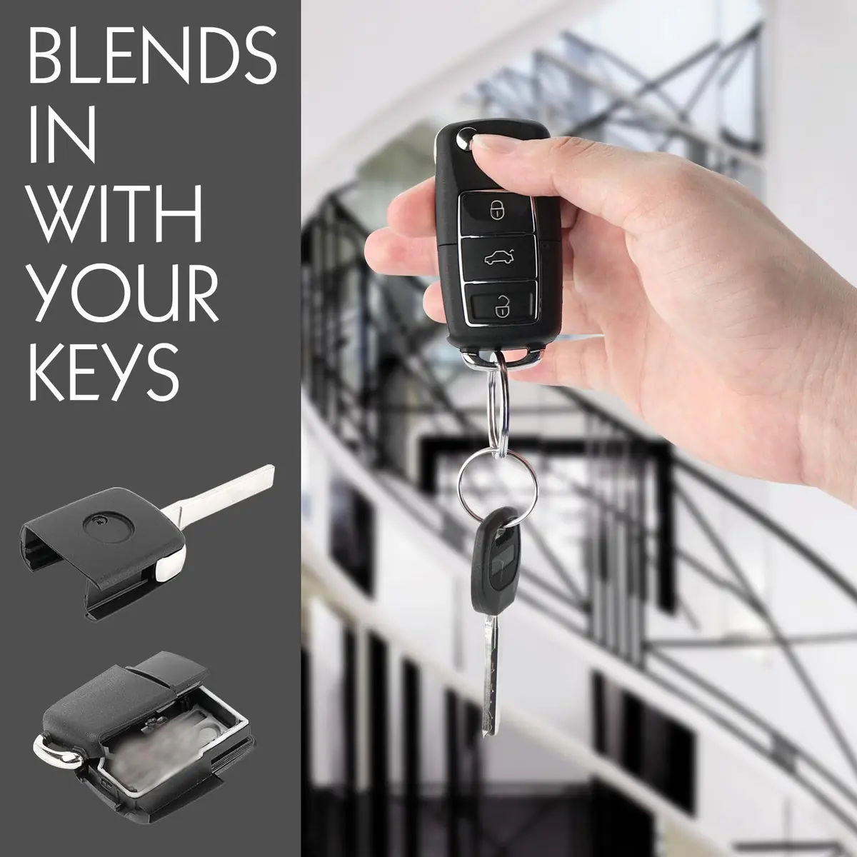 LUEXBOX 2 Pack Fake Car Key Secret Safe Containers | 7.5cm x 3.5cm x 1.5cm (Interior: 3.7cm x 2.2cm x 0.6cm) - view 4