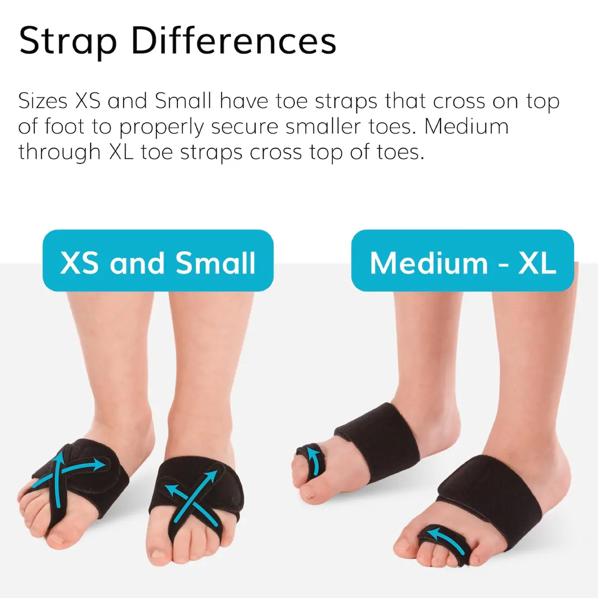 BraceAbility Patented Toe Walking Braces for Kids - Pediatric Foot Supports for Autism, Cerebral Palsy, ADHD, Youth Neurological Disorders (Large Pair, Black) - view 8