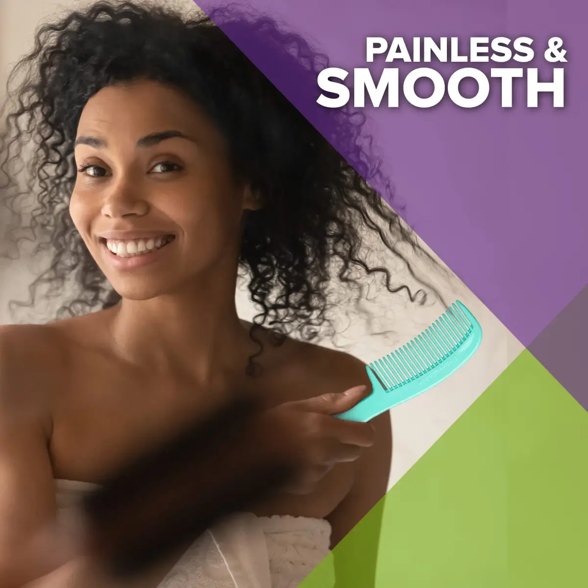 Mars Wellness 4 Piece Professional Green Comb Set | Barber Quality Styling, Detangling, and Backcombing Combs - view 5