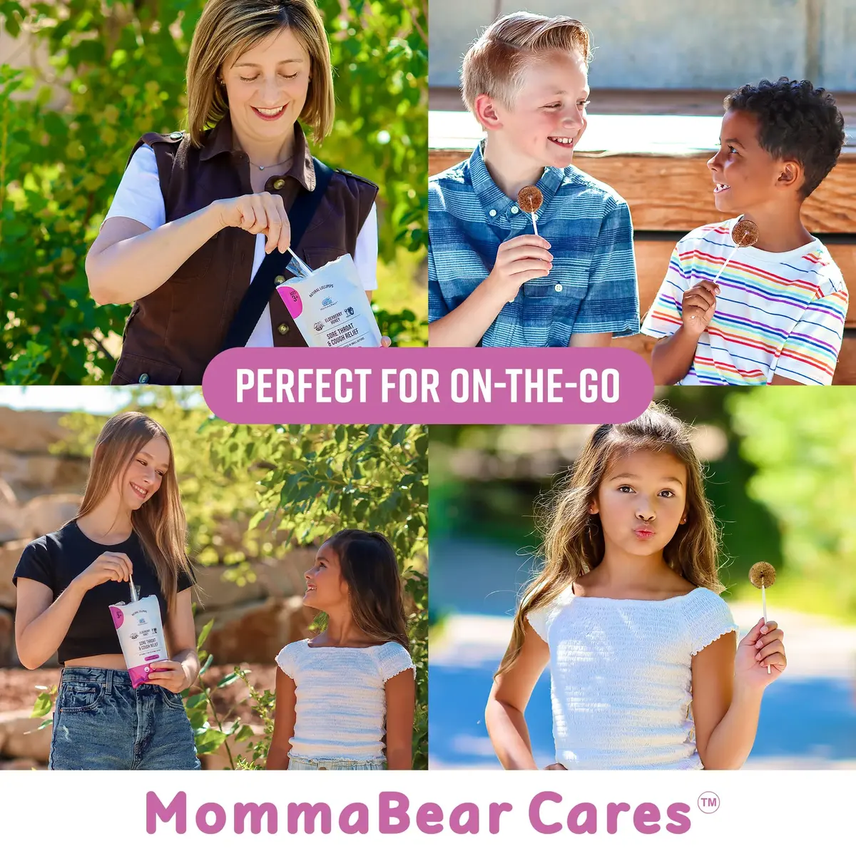 MommaBear Elderberry Honey Cough Lollipops for Kids (10 Pack) | Natural Elderberry & Honey Relief for Children (70-120 chars) - view 9