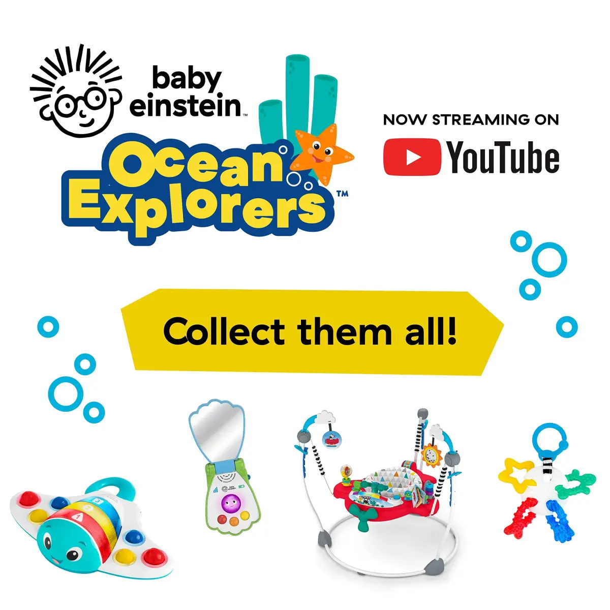 Baby Einstein Ocean Explorers Opus Spin & Sea Suction Toy | Ages 3 Months+ - view 6