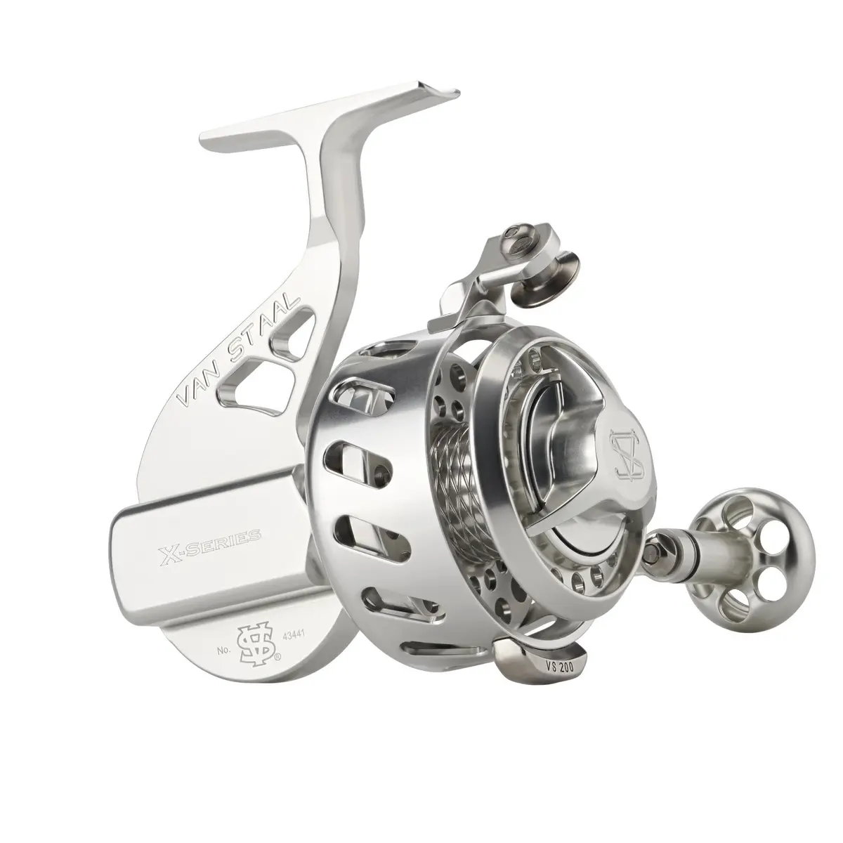 Van Staal VS-X2 Spinning Reel 201g Silver | Fully Sealed, Ultra Durable Surf Reel - main product image