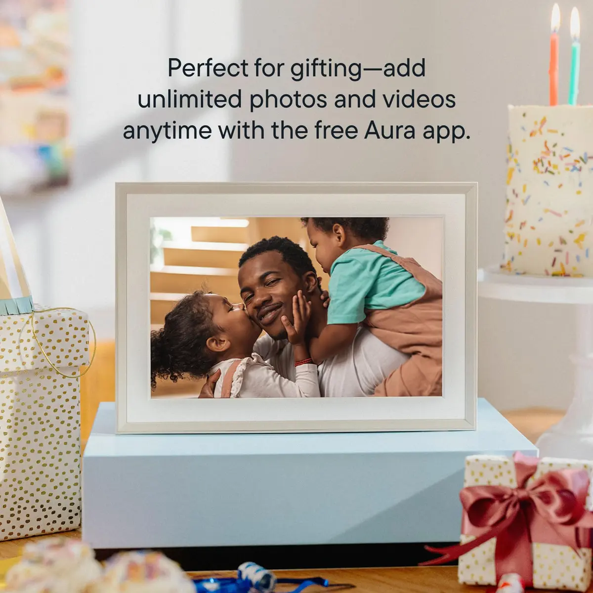 Aura Carver Digital Picture Frame 10.1" | HD Display, Wireless Sharing, Smart Features - view 7