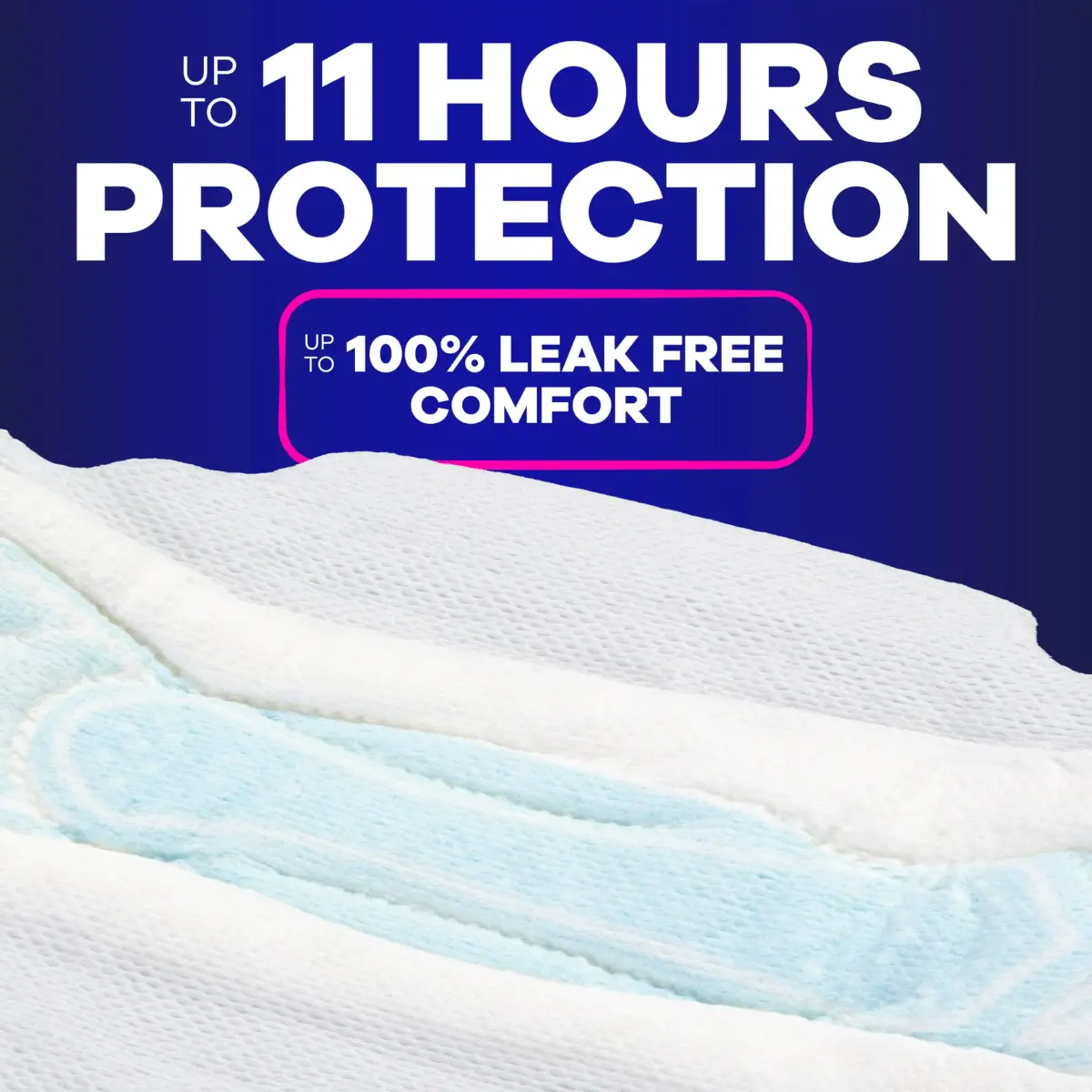 Always Maxi Overnight Pads with Wings, Size 5 Extra Heavy Overnight 72 Count | 11 Hours Protection - view 4