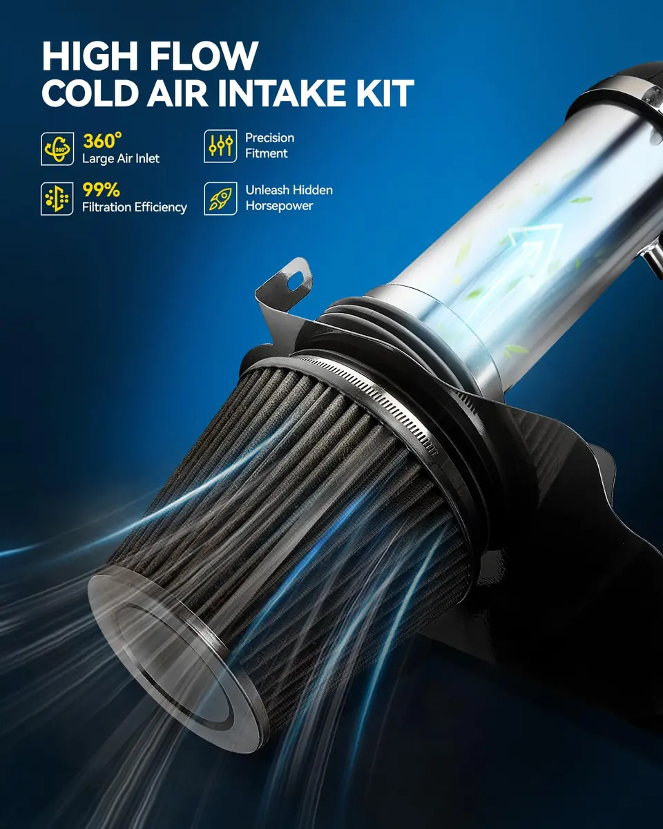 PHILTOP 3.5" Cold Air Intake Kit for Ram 2500 5.7L | High-Performance, Easy Fit - view 5