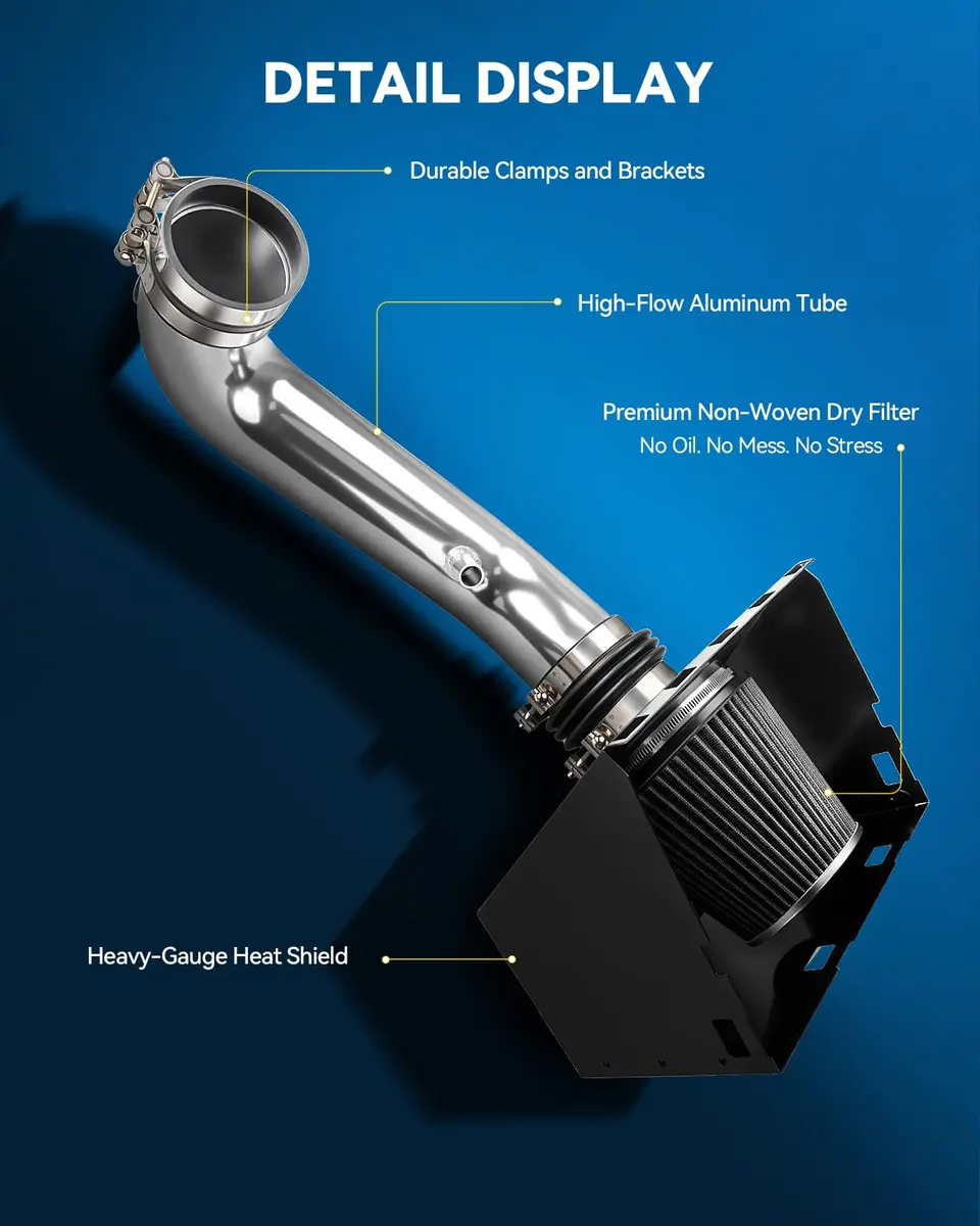 PHILTOP 3.5" Cold Air Intake Kit for Ram 2500 5.7L | High-Performance, Easy Fit - view 8