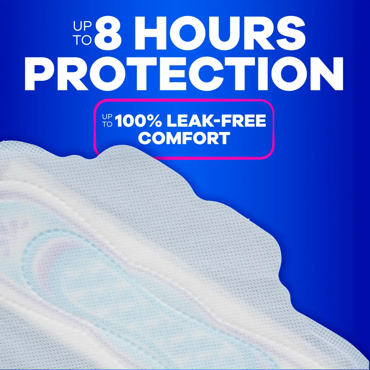 Always Ultra Thin Feminine Pads with Wings, Size 1, Regular Absorbency, Unscented, 126 Count | 100% Leak-Free Protection - view 5