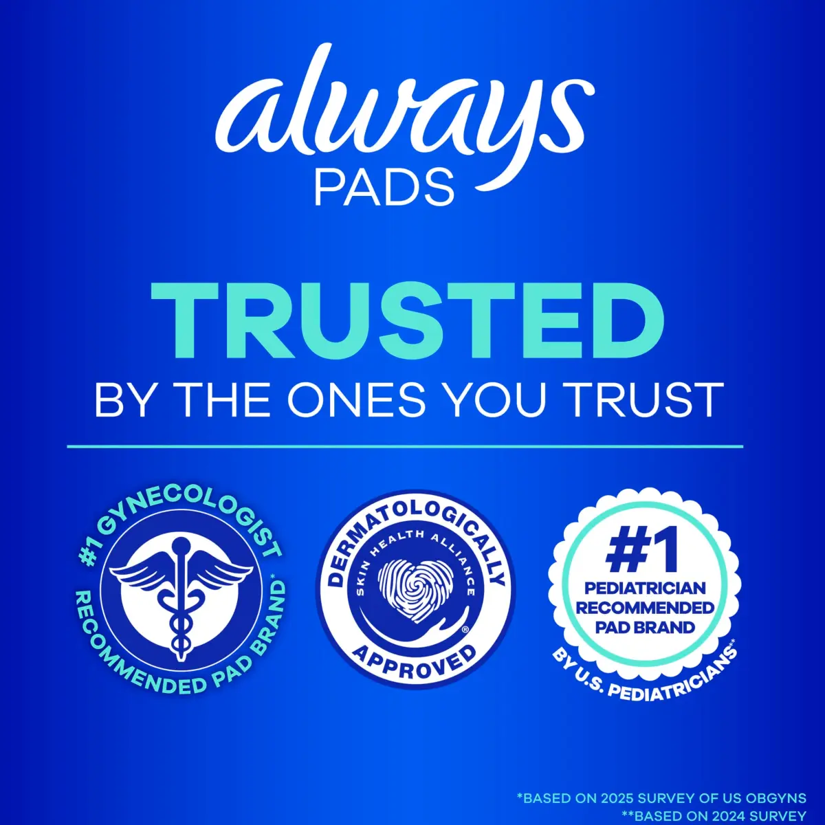 Always Ultra Thin Feminine Pads with Wings, Size 1, Regular Absorbency, Unscented, 126 Count | 100% Leak-Free Protection - view 7