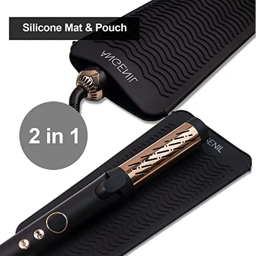ANGENIL Heat Resistant Travel Mat & Pouch for Hair Tools 11.25 Inch x 5.5 Inch | Food Grade Silicone for Safe Styling - view 11