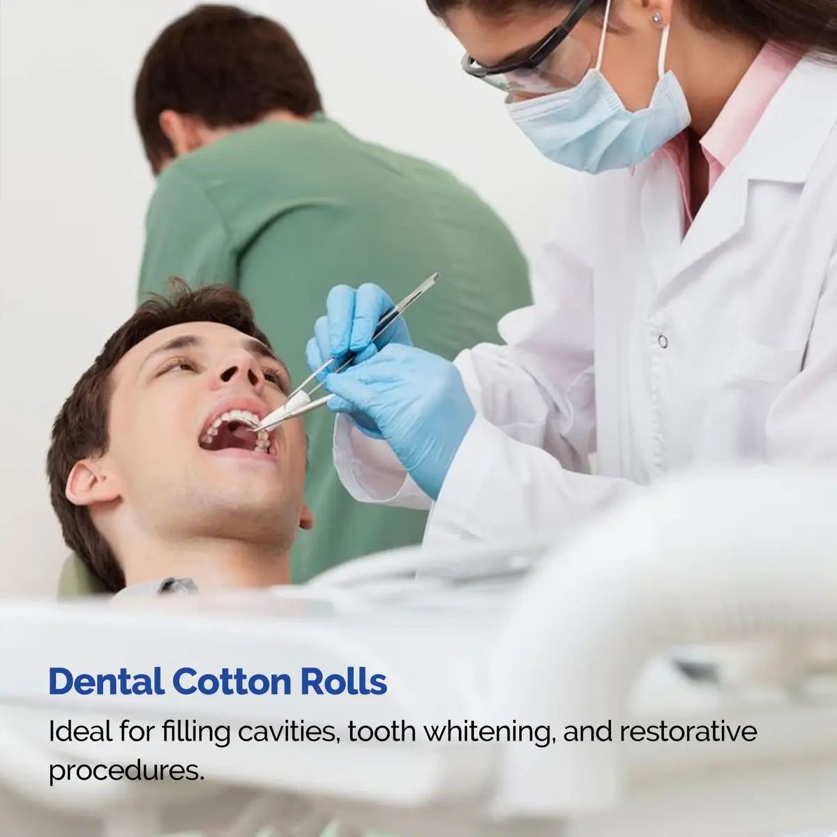 JMU Dental Cotton Rolls 12000 Pcs, 1.5'' Nosebleed Plugs | High Absorbency, Professional Use - view 8