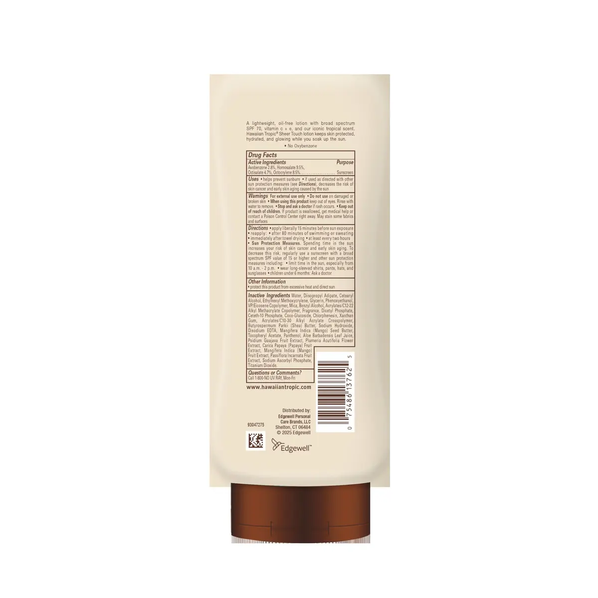Hawaiian Tropic Sheer Touch SPF 70 Lotion 235ml (8 Fl Oz) | Luminous Skin & Radiant Glow - view 7