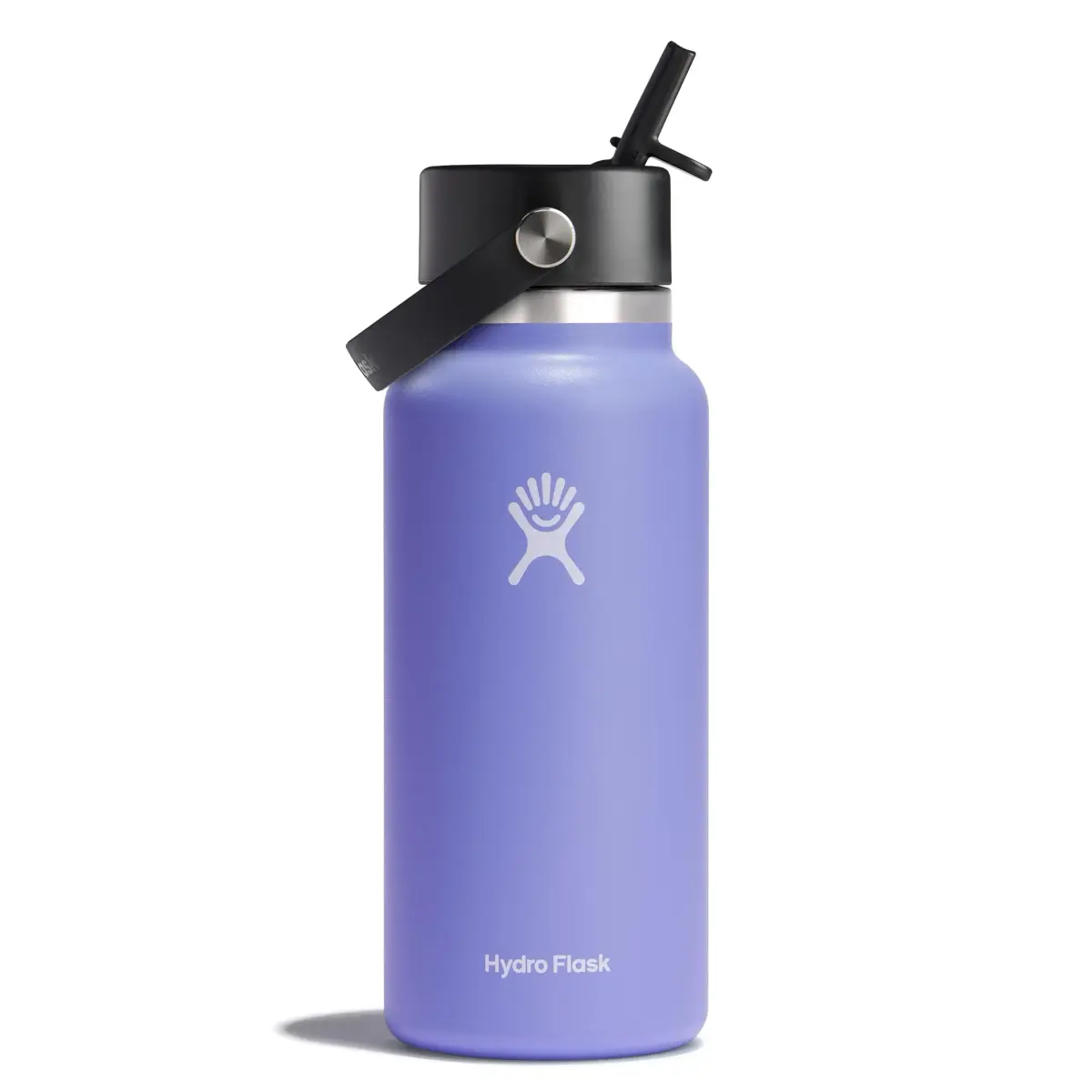 Hydro Flask Wide Mouth Water Bottle 32 Oz (946ml) with Flex Straw Lid | Keeps Drinks Cold 24 Hours - main product image