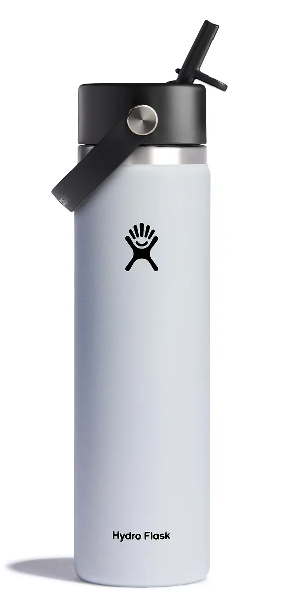 Hydro Flask 24 Oz Wide Mouth Bottle With Flex Straw Cap | Insulated Stainless Steel Tumbler for Cold Drinks - main product image