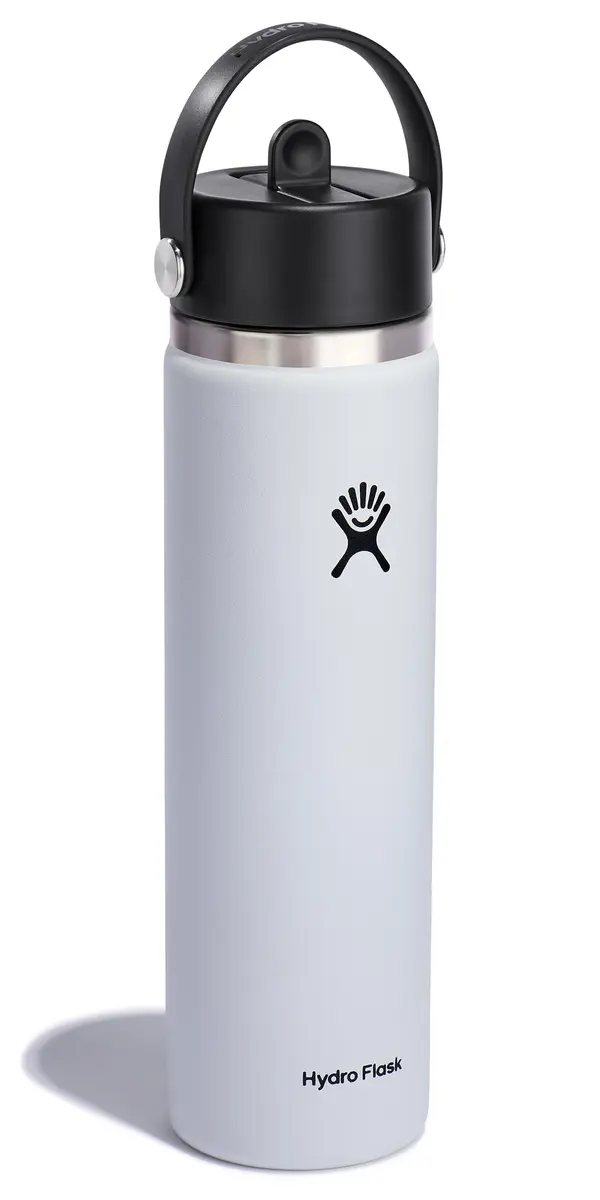 Hydro Flask 24 Oz Wide Mouth Bottle With Flex Straw Cap | Insulated Stainless Steel Tumbler for Cold Drinks - view 2