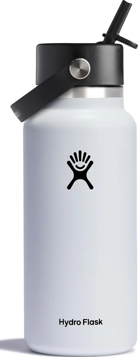 Hydro Flask Water Bottle - Insulated Stainless Steel - Wide Mouth 32 Oz | Leakproof & Refillable - main product image