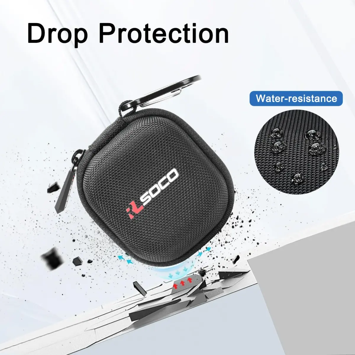 RLSOCO Black Carrying Case for Bose QuietComfort Ultra Earbuds II | Compact & Protective - view 5