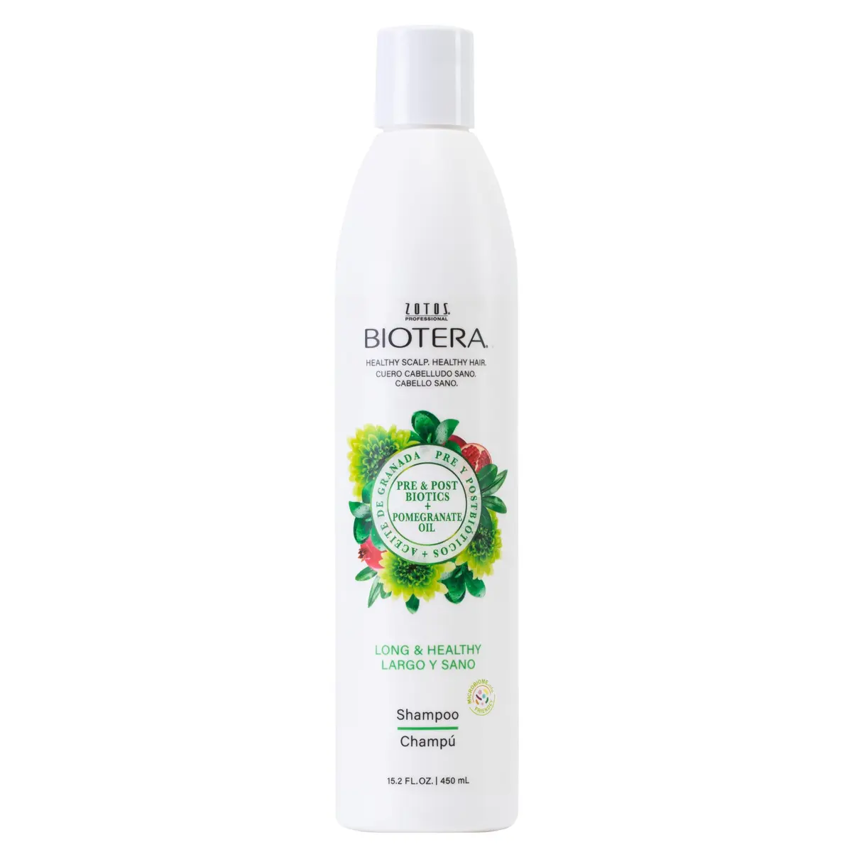 Biotera Strengthening Shampoo for Long, Growing Hair – Supports Hair Growth & Reduces Breakage, Vegan, Color-Safe, 15.2 Fl Oz - main product image