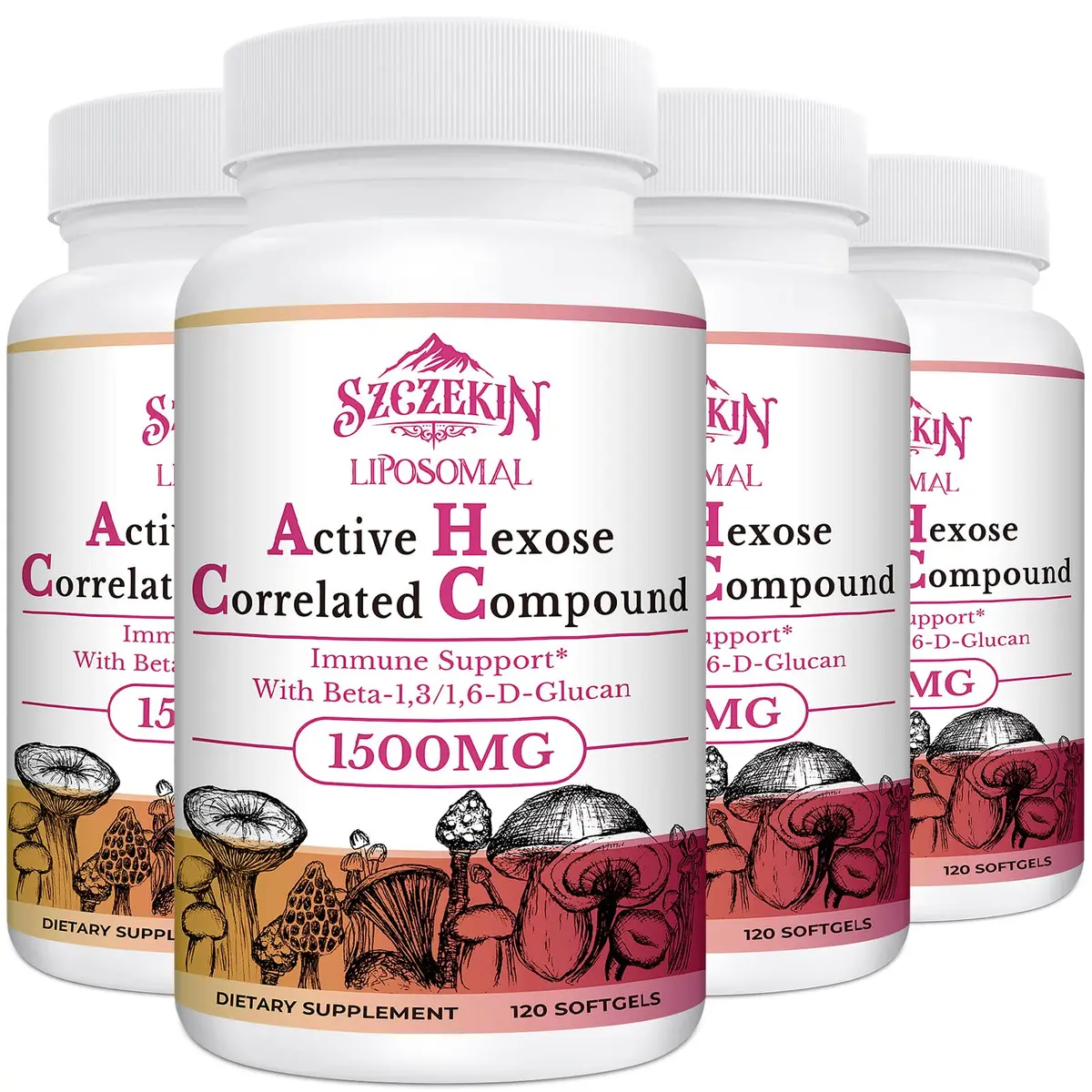 SZCZEKIN 1500mg Liposomal Active Hexose Correlated Supplement - main product image