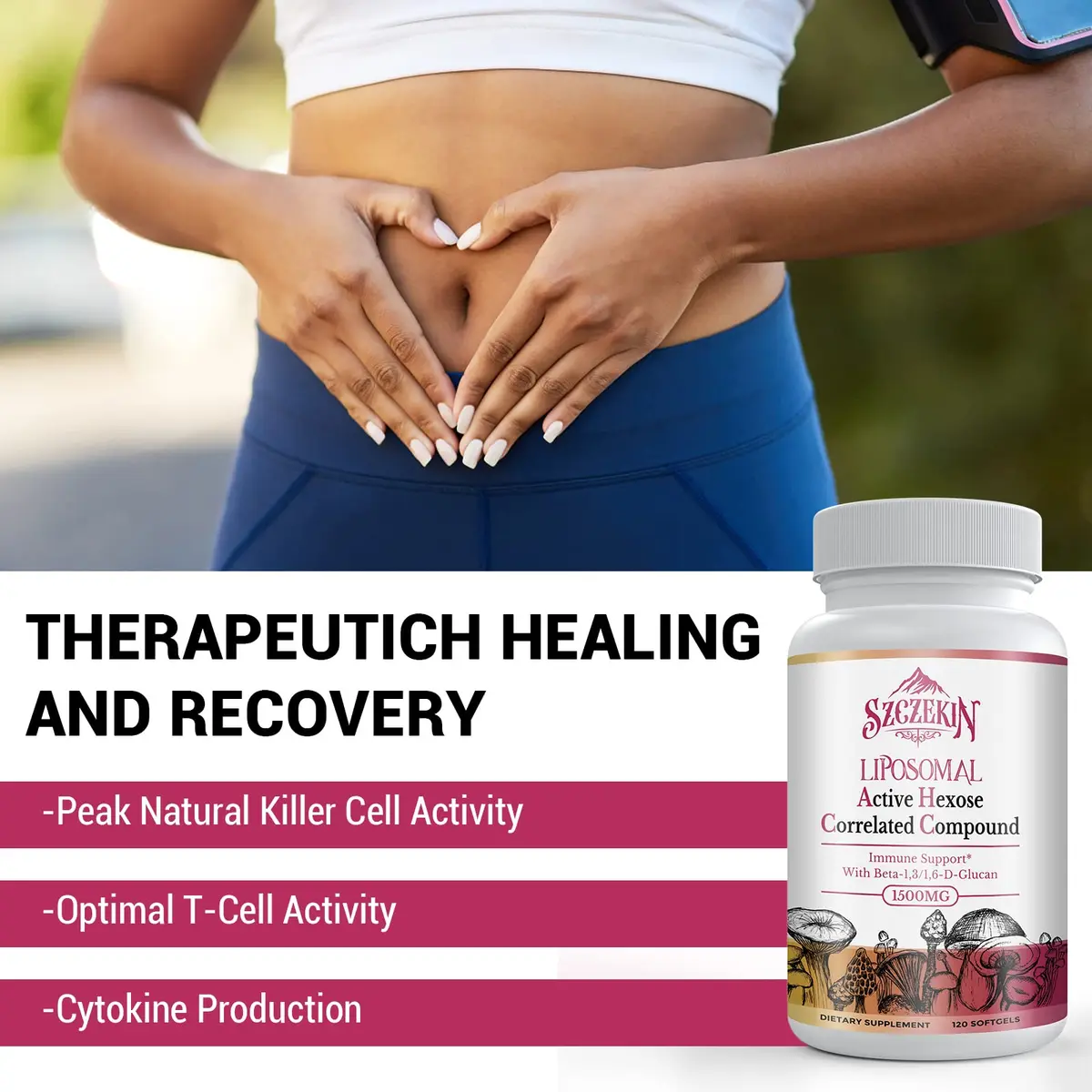 SZCZEKIN 1500mg Liposomal Active Hexose Correlated Supplement - view 6