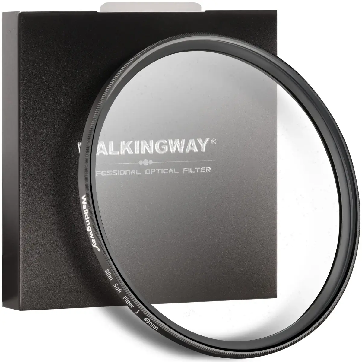 Walking Way White Pro Mist Diffusion Lens Filter 49mm (1.93" x 1.93" x 0.12") | Soft Glow Effect for Video, Vlog, Portrait - main product image