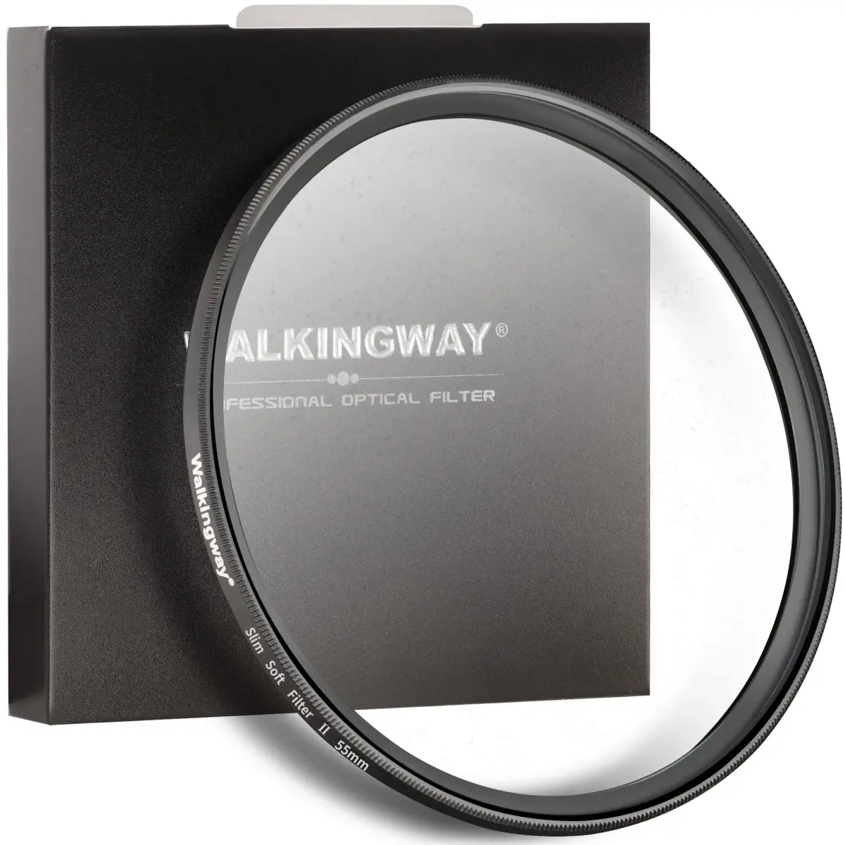 Walking Way 55mm White Mist Diffusion Filter | Dreamy Fog Effect Softening Camera Diffuser for Portraits & Video - main product image