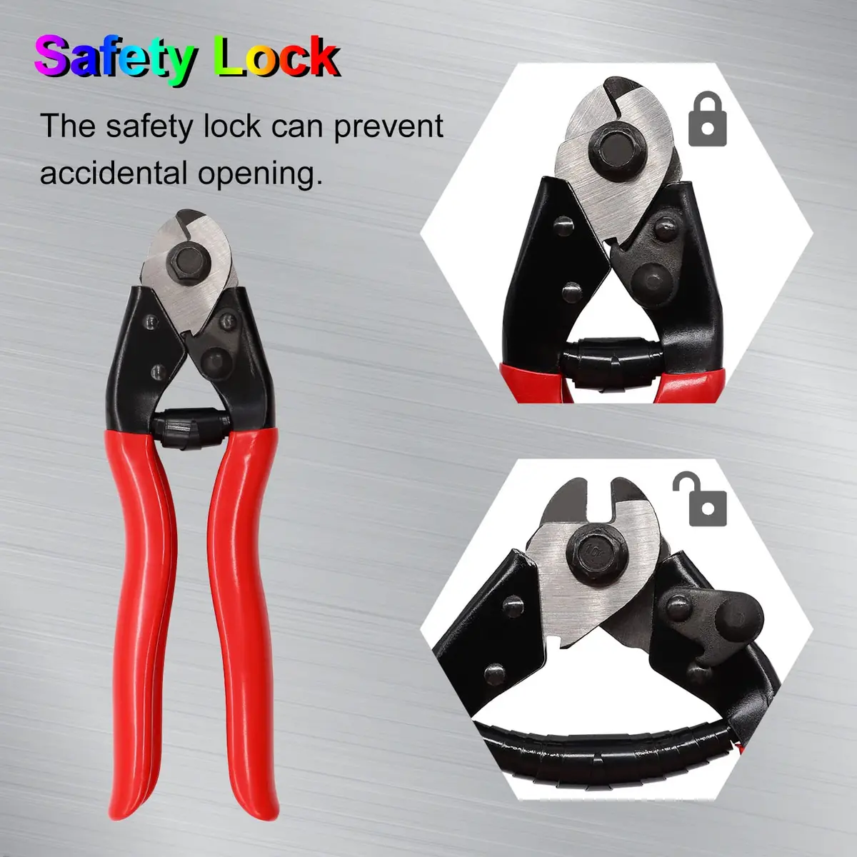 weideer Cable Cutter Up to 5/32" | Heavy Duty Wire Ropes DIY Projects - view 2