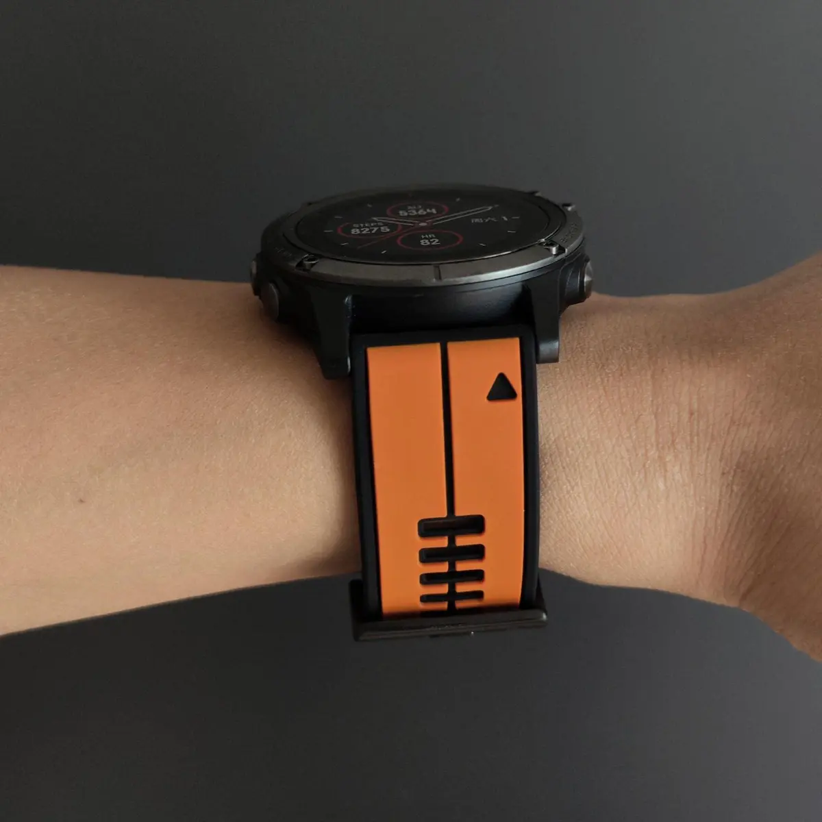 Abanen Quick Fit 22mm Silicone Watch Band for Garmin 955 / Fenix 7 / epix 2 | Waterproof Sport Strap - view 6