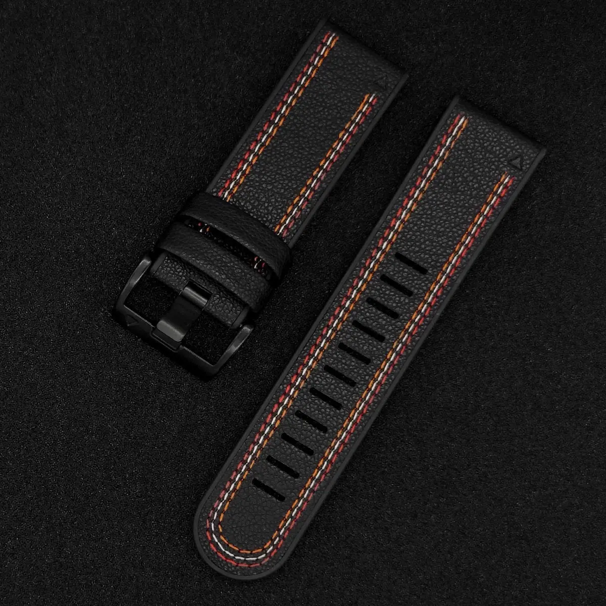 Abanen Quick Fit 26mm Watch Band for Garmin Fenix 7X/6X/5X, Fiber Leather with Silicone Lining, 150mm-200mm Wrist Size | USA-Sourced Import - view 7