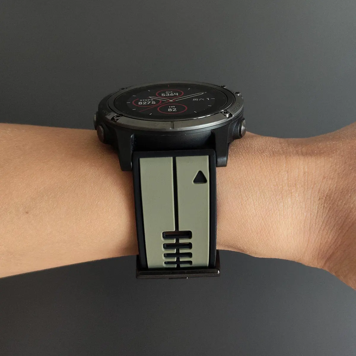 Abanen Silicone Watch Band 22mm | Waterproof Sport Strap for Garmin Fenix 7 & Forerunner 955 - view 5