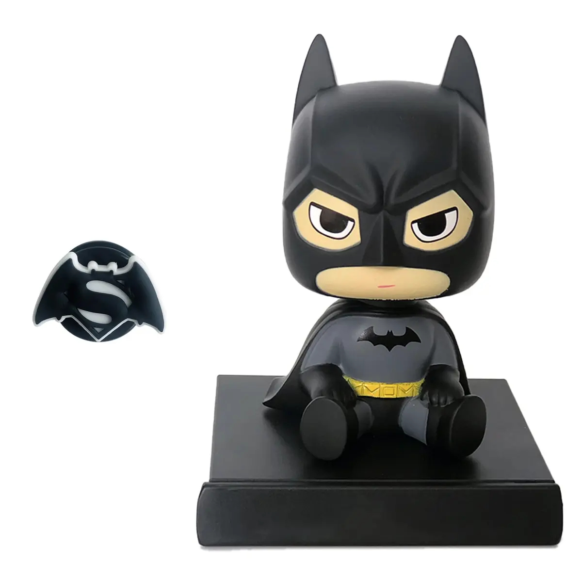 ITUBLE Cartoon Bobblehead Car Dashboard Decor 1 Count | Cute Anime Car Accessory with Phone Holder - main product image