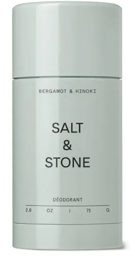 Salt & Stone Bergamot & Hinoki Deodorant Stick 2.6oz | Extra Strength 48-Hour Protection - main product image