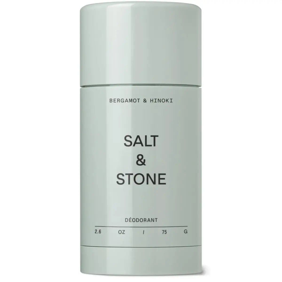 Salt & Stone Aluminum-Free Deodorant Bergamot & Hinoki 73.7g (2.6 oz) | 48-Hour Odor Protection - main product image