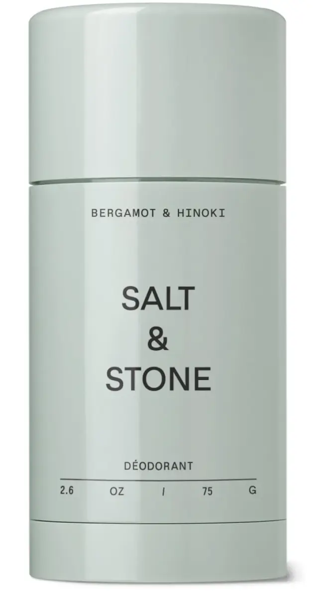 Salt & Stone Aluminum-Free Deodorant Bergamot & Hinoki 73.7g (2.6 oz) | 48-Hour Odor Protection - main product image