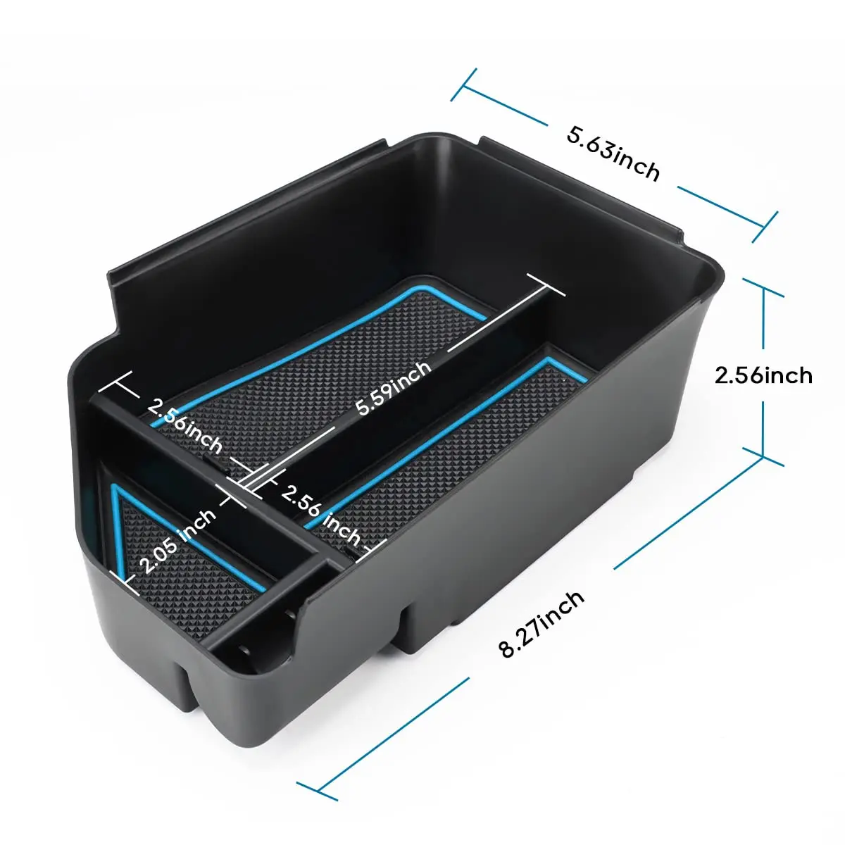 MARCHFA Center Console Organizer Tray Blue for Kia EV6 2022-2026 | Keeps Your Car Tidy - view 5
