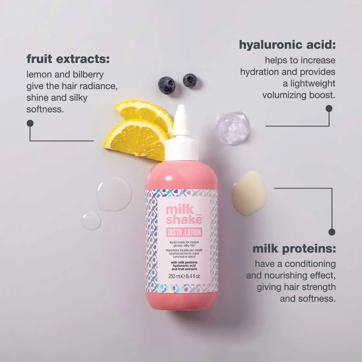 milk_shake Insta Lotion Liquid Mask 8.4 Oz | Glossy, Silky Hair, Fast-Absorbing - view 3