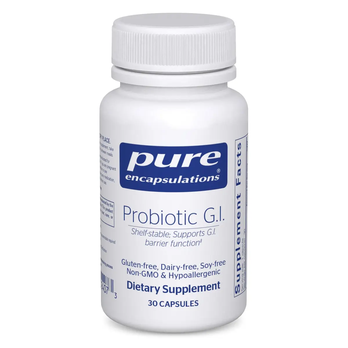 Pure Encapsulations Probiotic G.I. 30 Capsules | 10 Billion CFU Per Capsule for Digestive & Immune Support - main product image