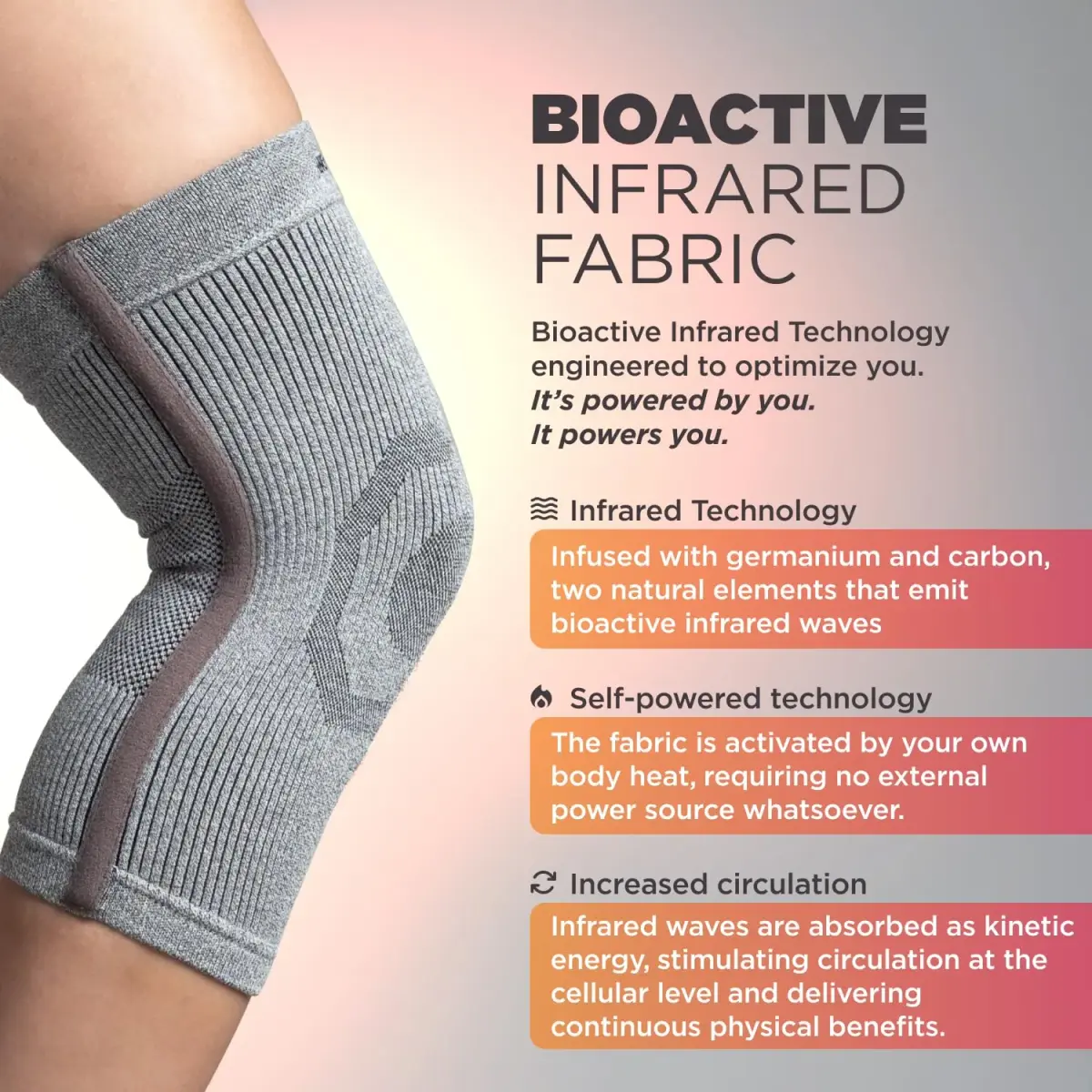 Incrediwear Red X-Large Knee Sleeve | FDA Approved Orthopedic Brace for Joint Pain Relief - view 2